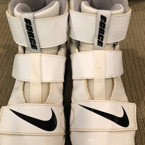 Nike Force FastFlex White Velcro Sports Cleat Size 6 - Picture 11 of 15